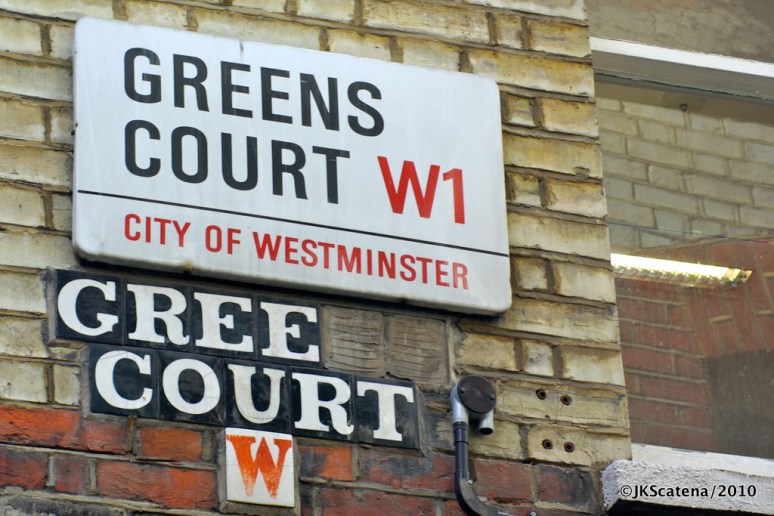 London: Greens Court, W1