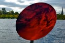 Anish Kapoor @ Kensington Gardens: Sky Mirror, Red, 2