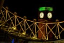 London at night: The London Eye and Big Ben