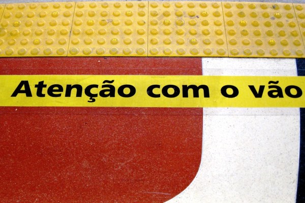 Rio de Janeiro: Atenção com o vão Rio de Janeiro: Atenção com o vão