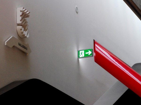 Rome: MAXXI, Exit down