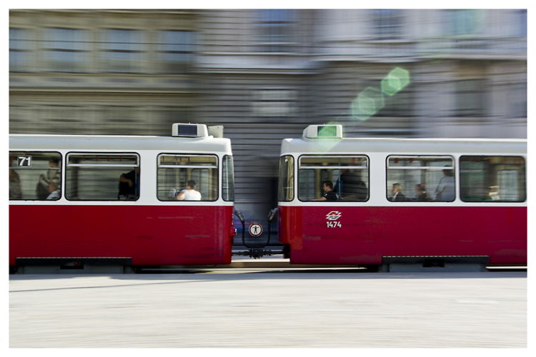 Vienna: Tram panning