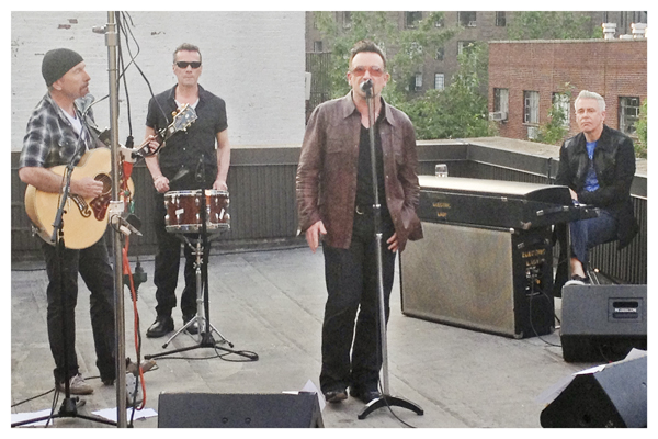 U2 @ Electric Lady Studios, NYC