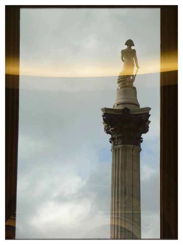 London: Nelson's Column (Not Really There)